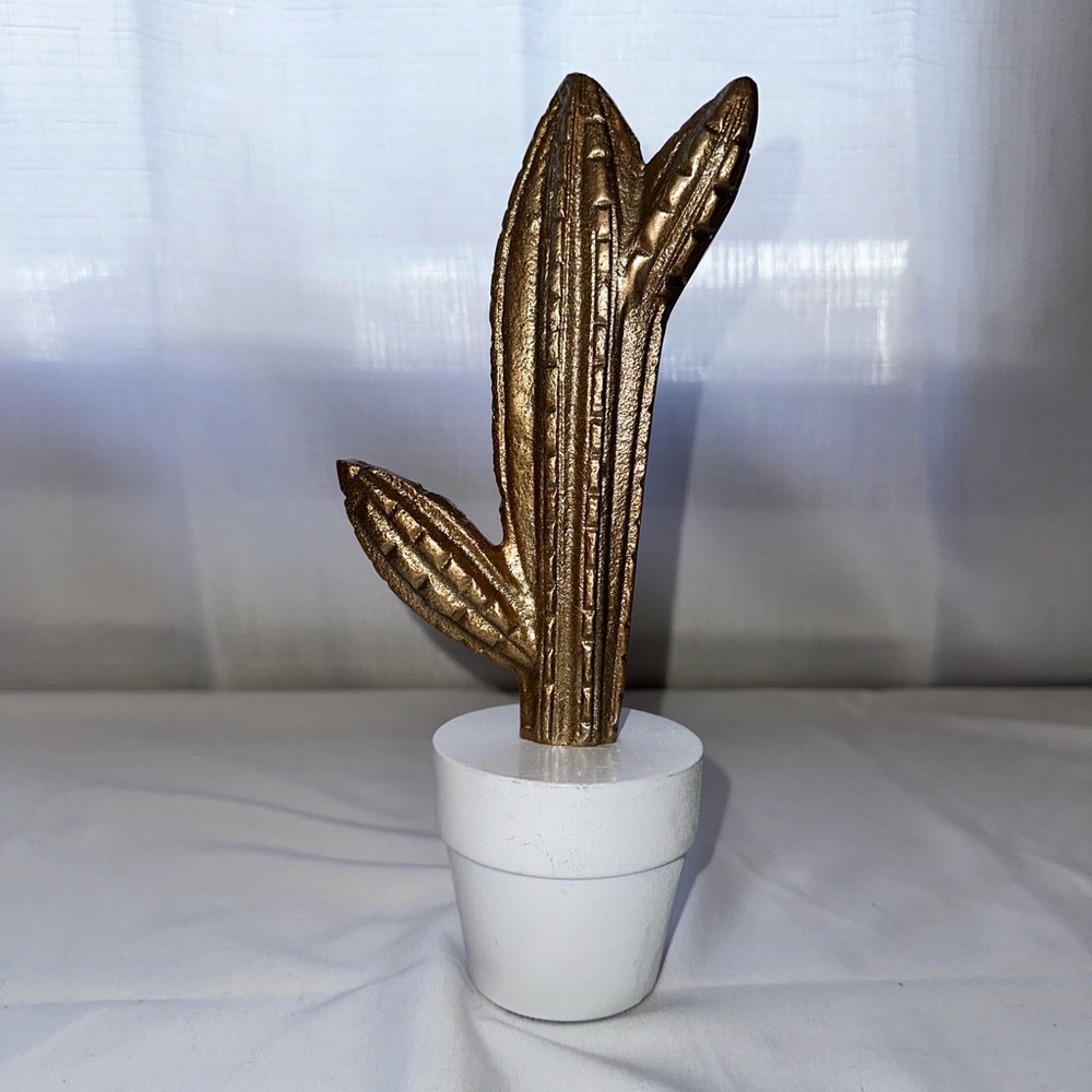 Brass colored Cactus, Pier 1